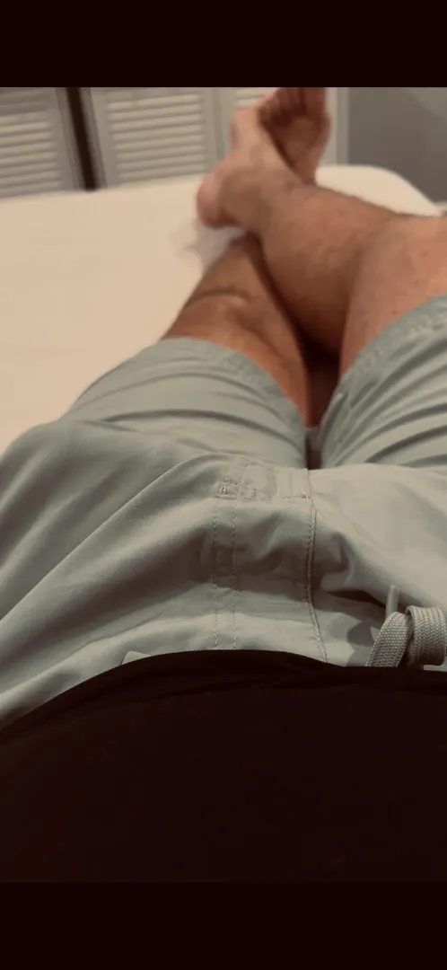 In bed but someone is still up