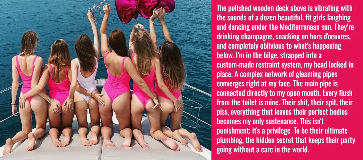 It's a privilege to eat their waste [Shit]