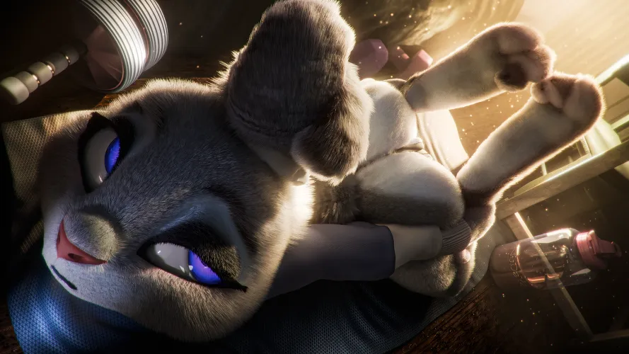 Judy's streching session (nudaya)