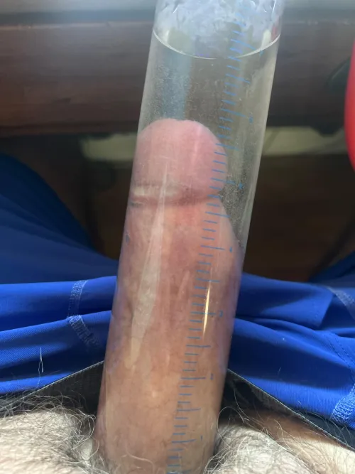 Just enjoying a quick pump!