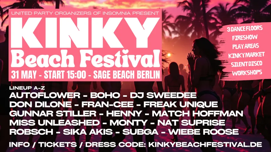 Kinky Beach Festival 2026 - 31 May