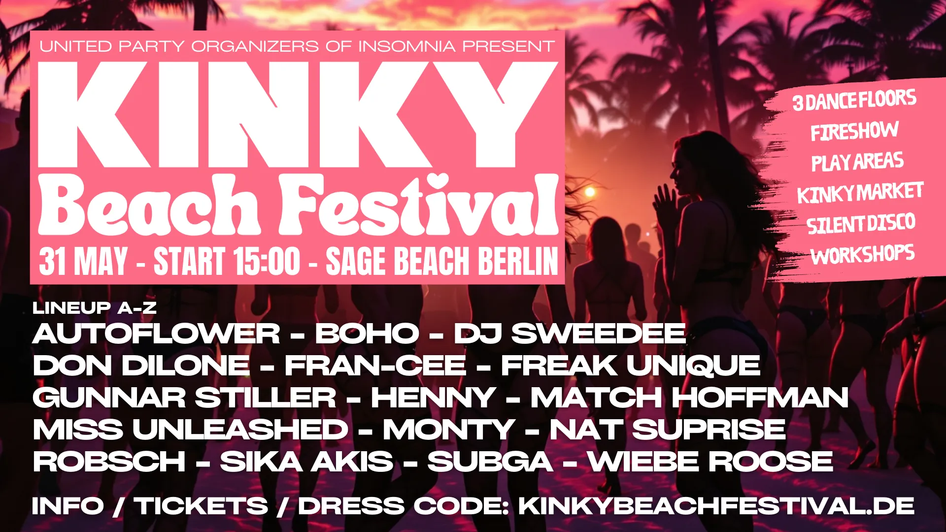 Kinky Beach Festival 2026 - 31 May