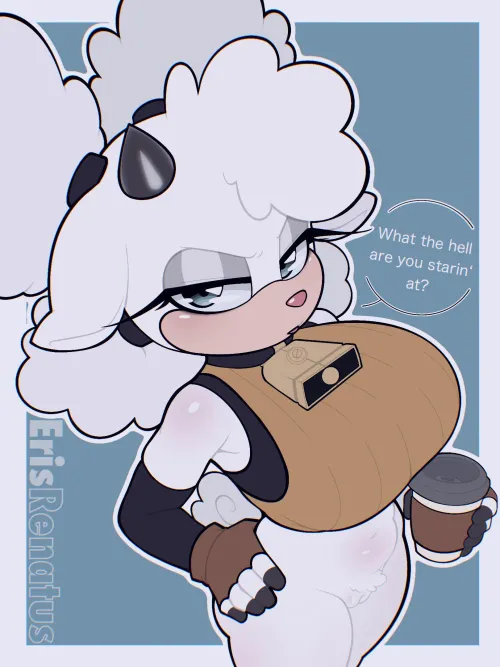 Lanolin catches you staring (ErisRenatus)