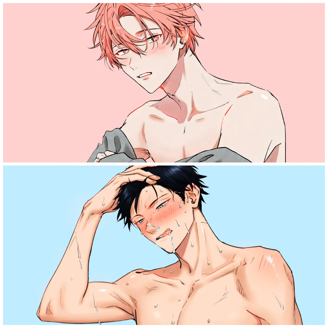 Mafuyu and Uenoyama from the 18+ Given Doujinshi: Backside