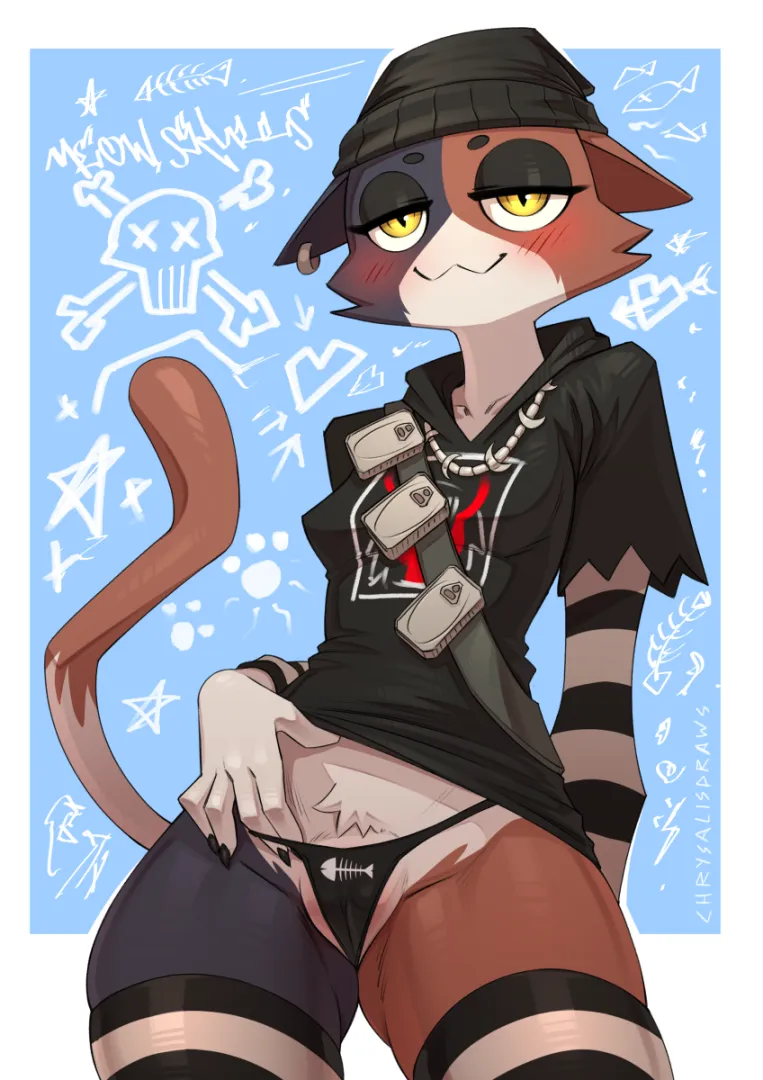 Meow Skulls (chrysalisdraws) [F]