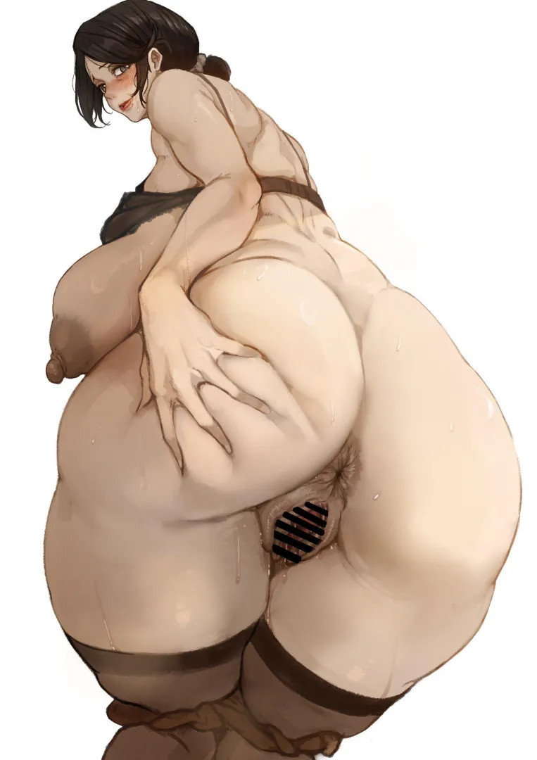 Mommy from behind spreading!