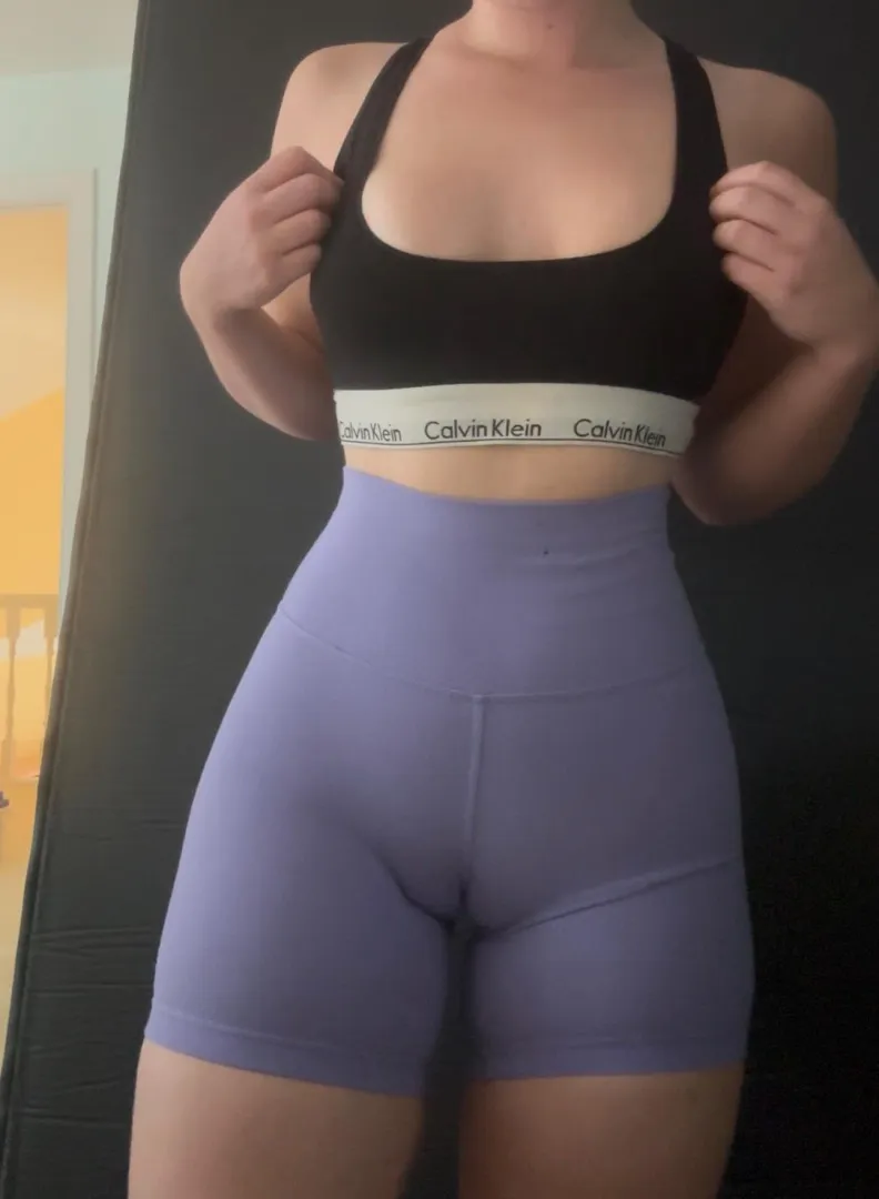 No underwear & a lot of squats