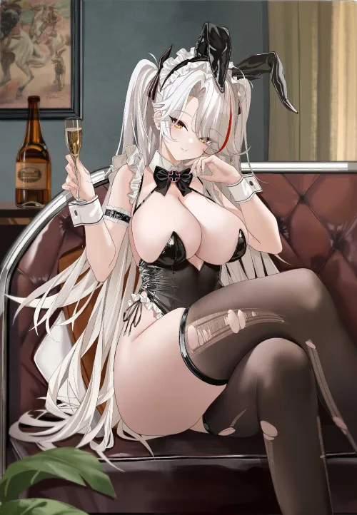 Prinz Eugen with drinking glass (Kuyoumi)