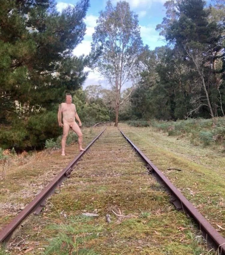 Railway track to nowhere