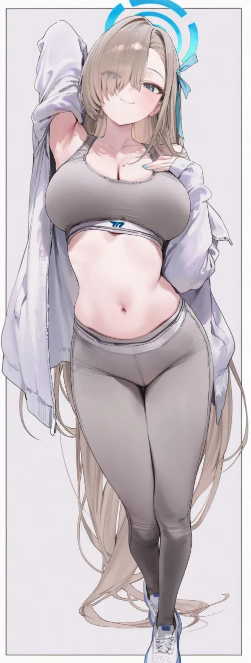 Ready for the gym (asuna)