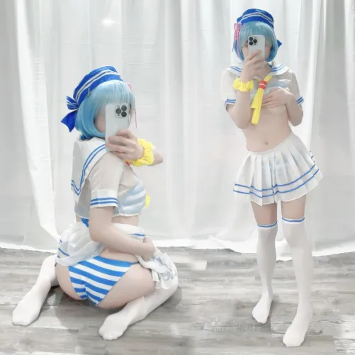 Rem in Swimwear (bunnygirlmina)