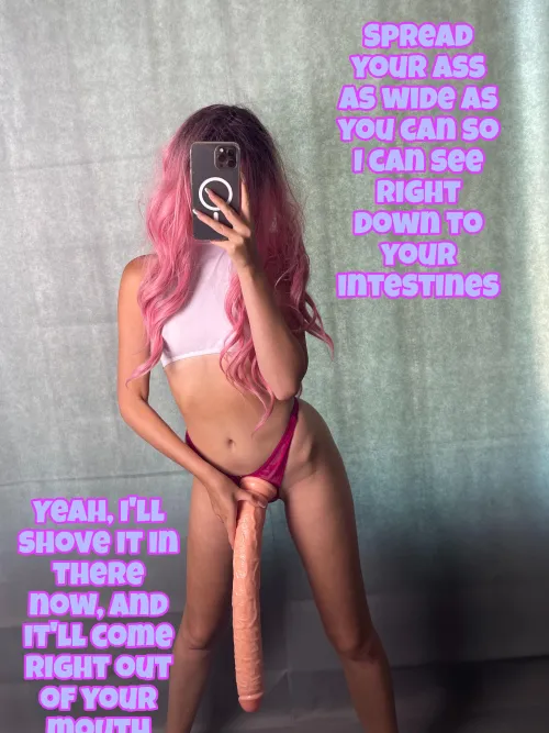 Spread your ass as I see your intestines [Imagefap: princessdollmie]