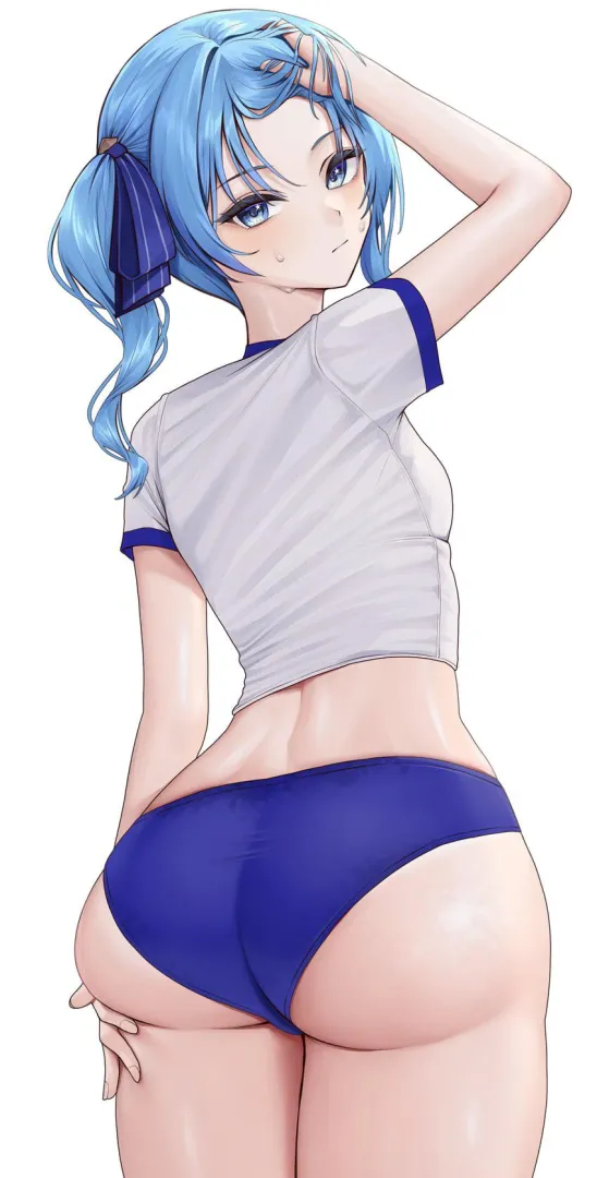 Suisei & Her Big Buruma Booty [Hololive]