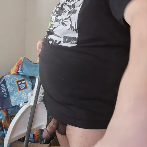 Sweeping the floor Winnie the poo style