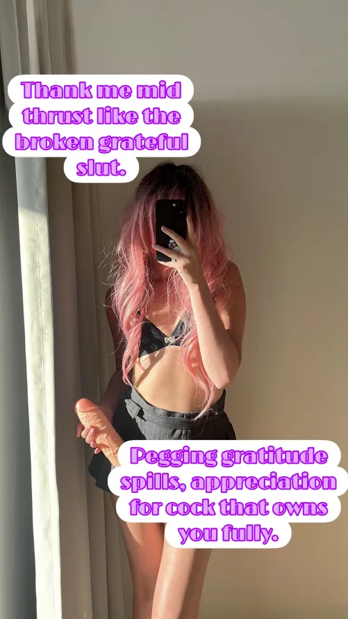 Thank me properly while you're being used  [imagefap: princessdollmie]