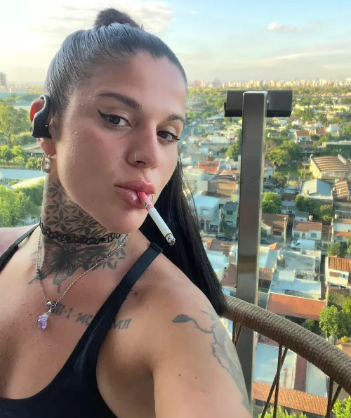 The quiet moment after the party… just me, the smoke, and your thoughts