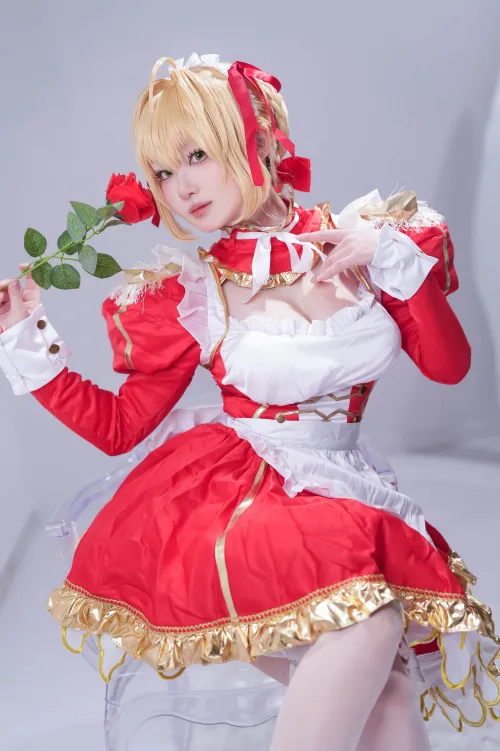 @URUR__s FGO Nero Red Maid Cosplay