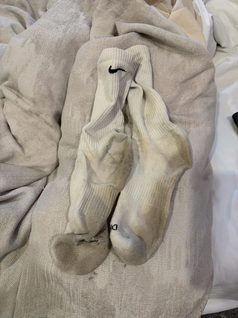Well worn Nike Loaded socks
