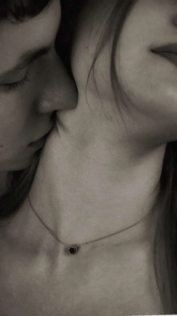 Where words fall short, my lips find their way to her