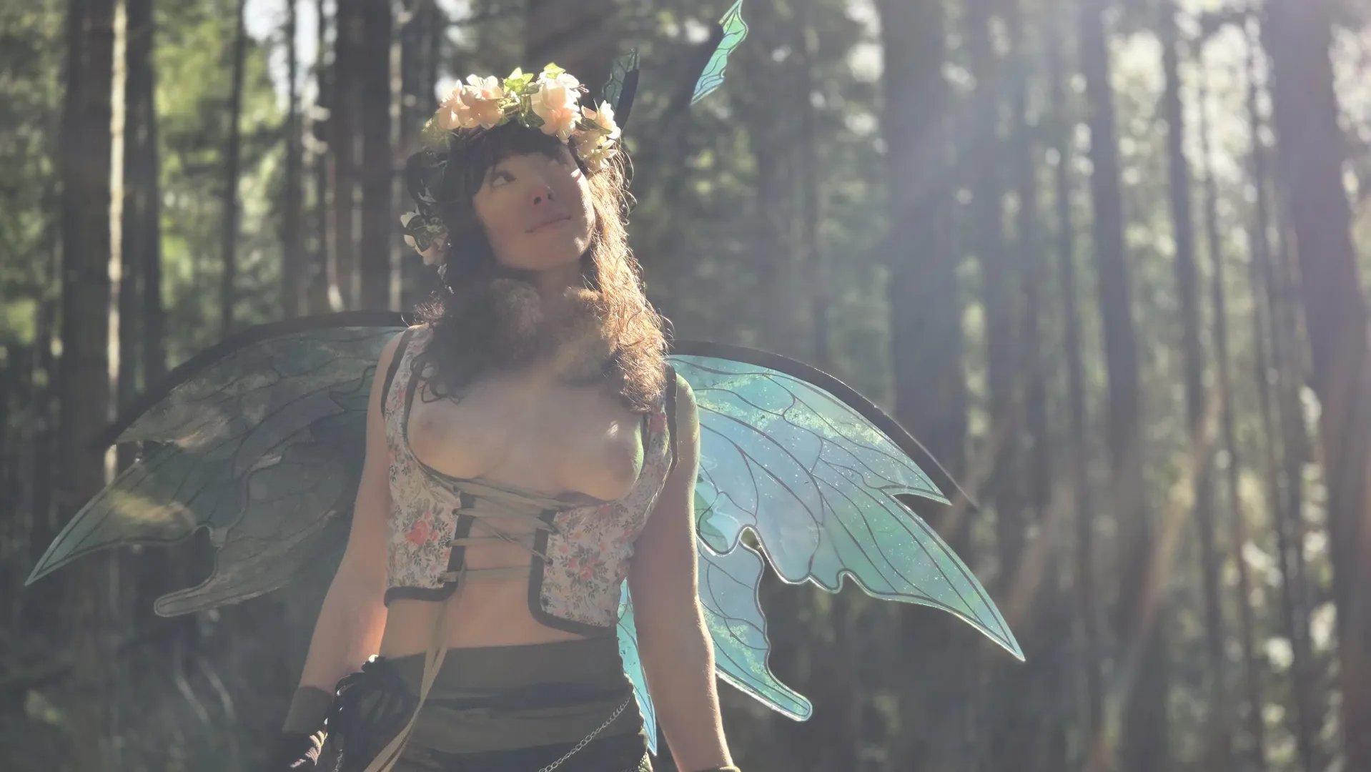 Woodland Fae soaking up the sun