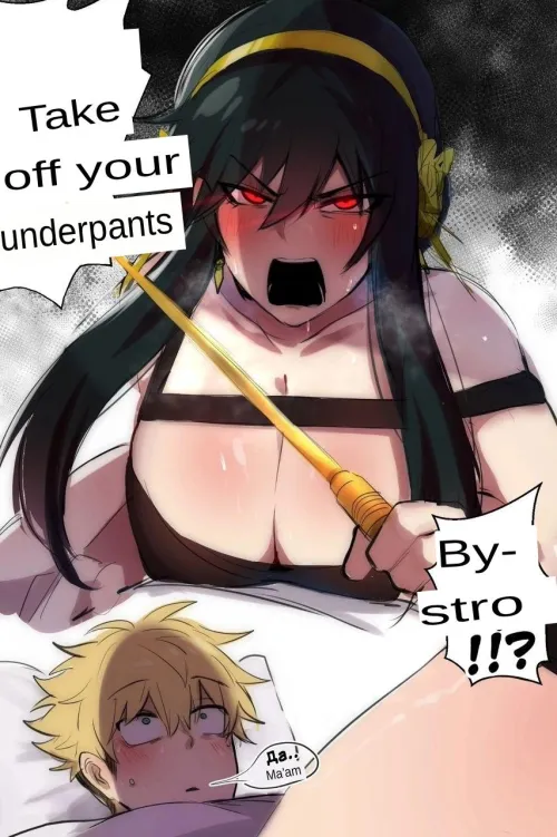 Yor's tough love [Credit to original owner]