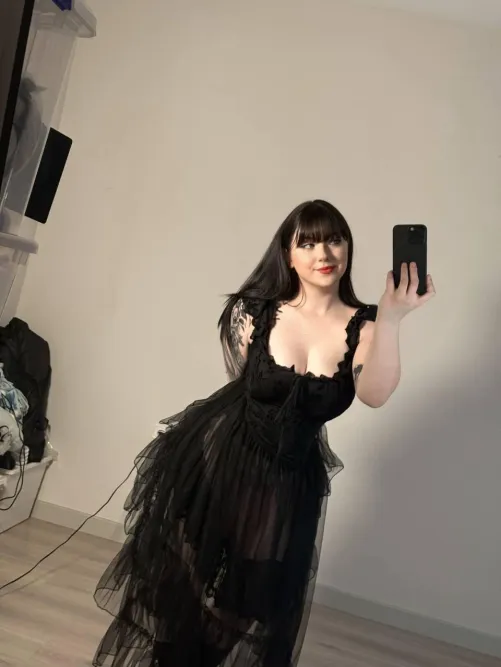 Your goth princess is curious on how the date would end