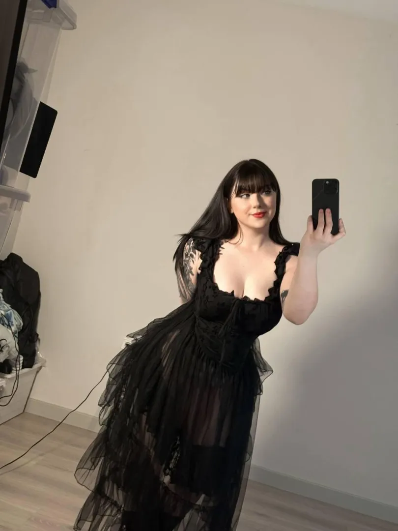 Your goth princess is curious on how the date would end