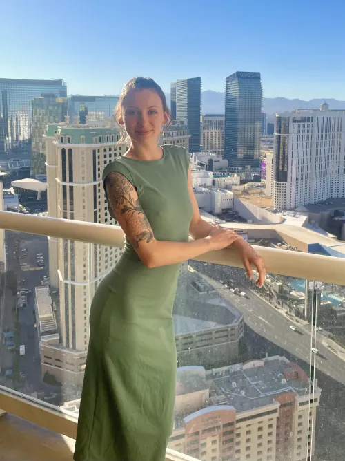 A skin tight dress means no undergarments