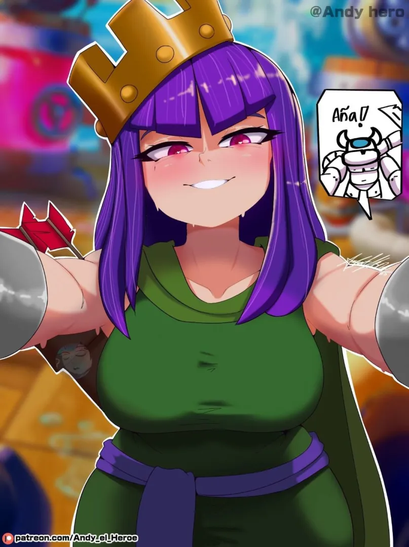 archer queen (clash royale)[andy hero]