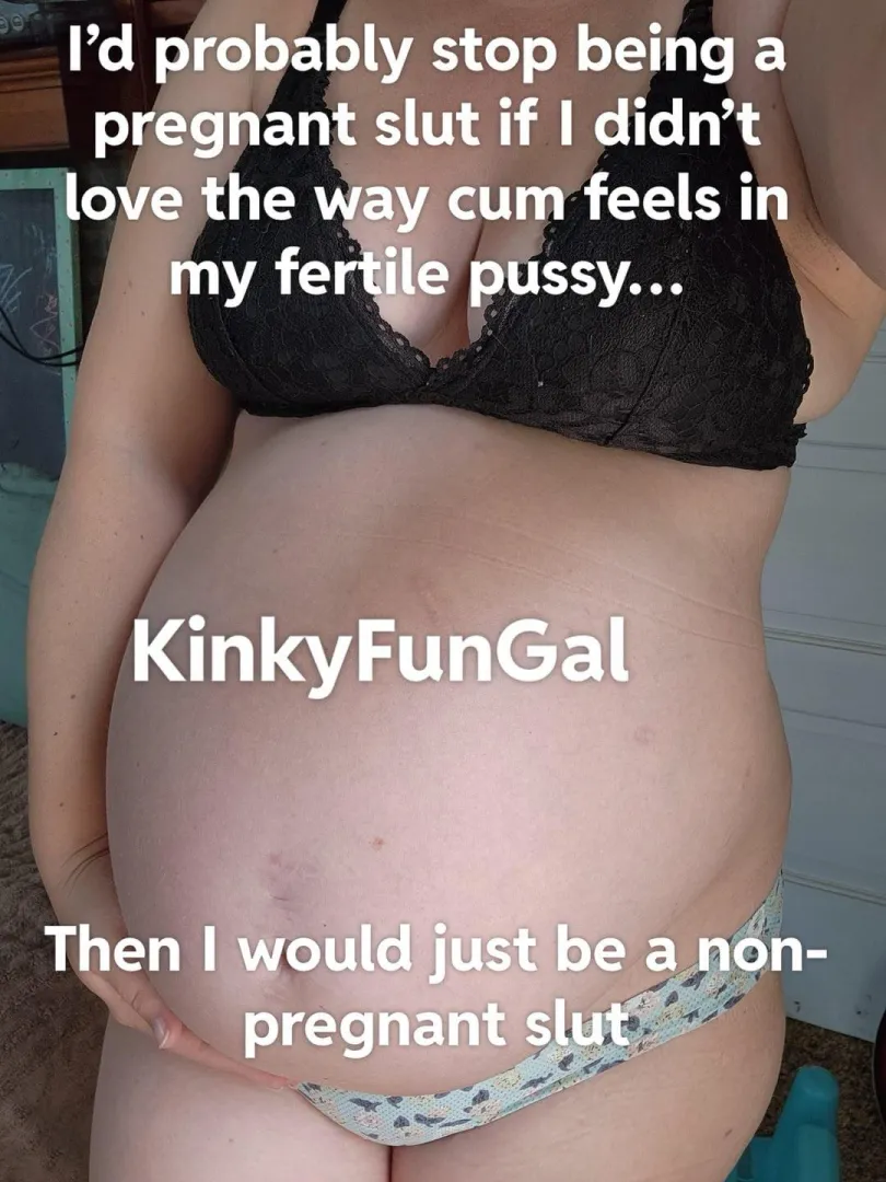 Being a pregnant slut is always more fun  breeding makes me 