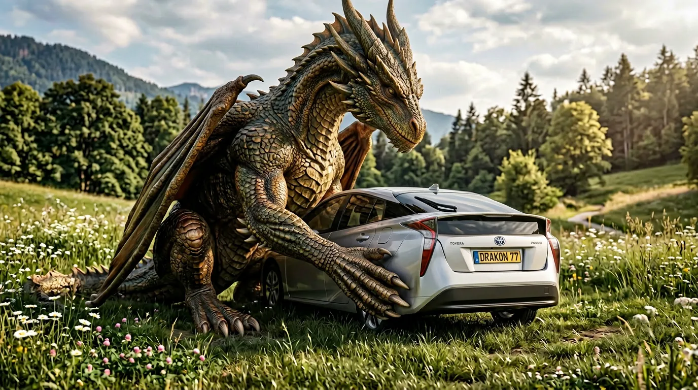 dragon massages toyota prius