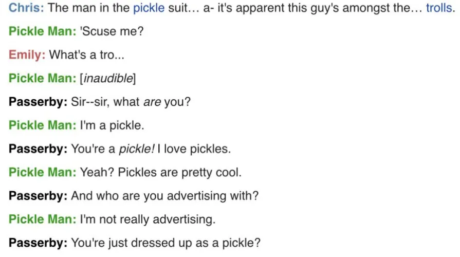 Has there been a more awkward interaction between trolls and outsiders?