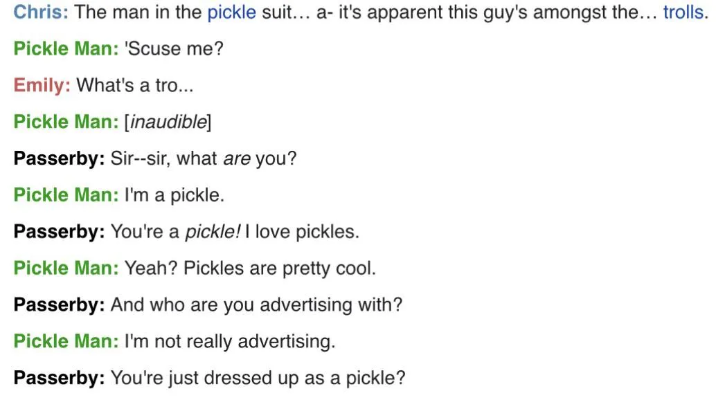 Has there been a more awkward interaction between trolls and outsiders?