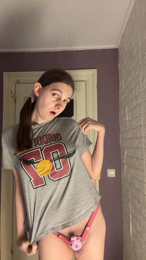 i just forgot my pants guess my cage should be enough