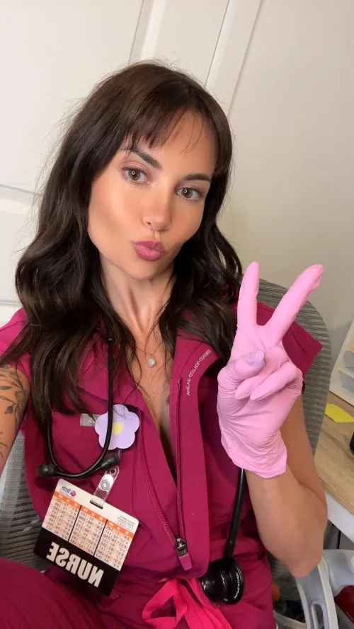 If I was your nurse tonight… would you behave? 