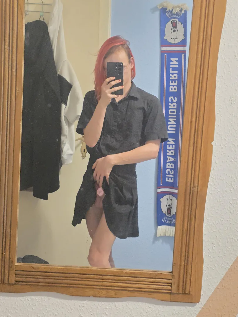 Look what i have been hiding under my skirt all day