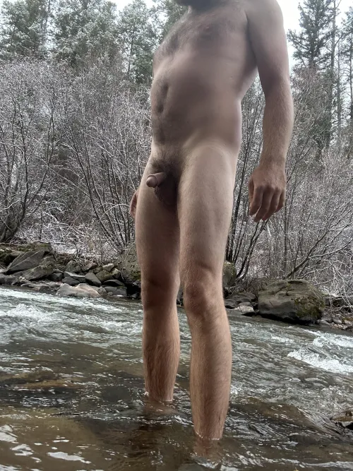Love going for a refreshing dip in the stream