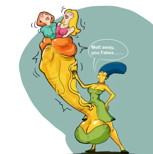 Marge has had Enough (Art by Me)