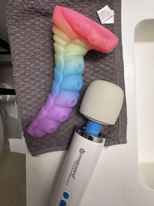 My wife's first fantasy toy and she's absolutely loving it - shout out this duo here