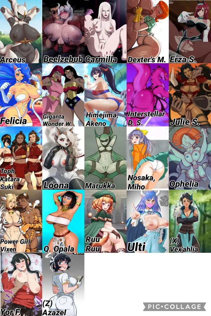 Pick a Rule 34 H.A.R.E.M (This is the Last from my backlog)