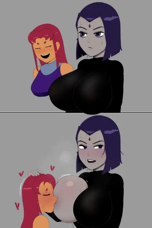 Raven x Starfire (g3mma) [Teen Titans]