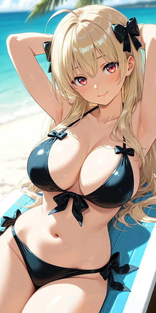 Relaxing on the Beach