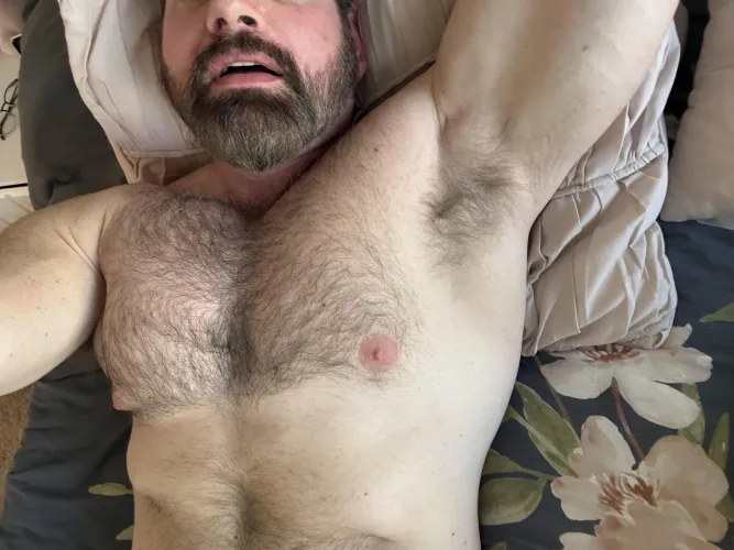 Run your tongue through these hairy pits