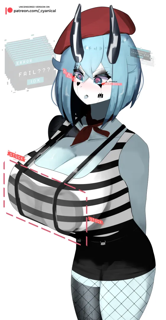 She Fails As A Mime [OC]