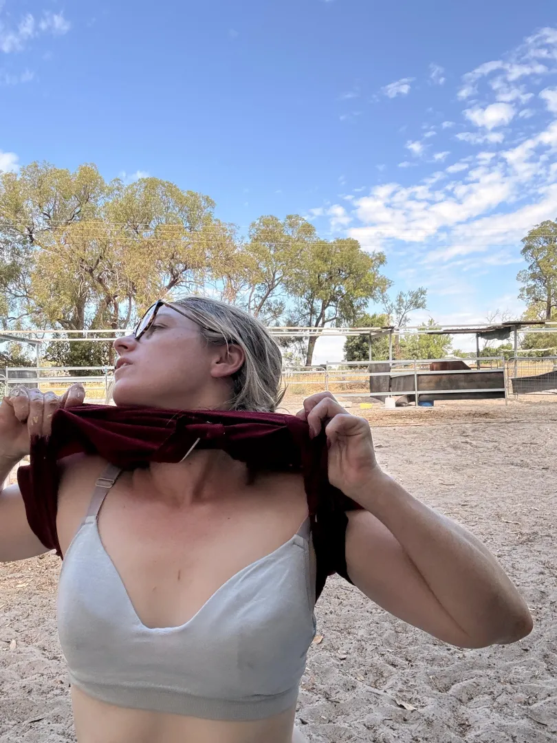 So sweaty i just need to strip off