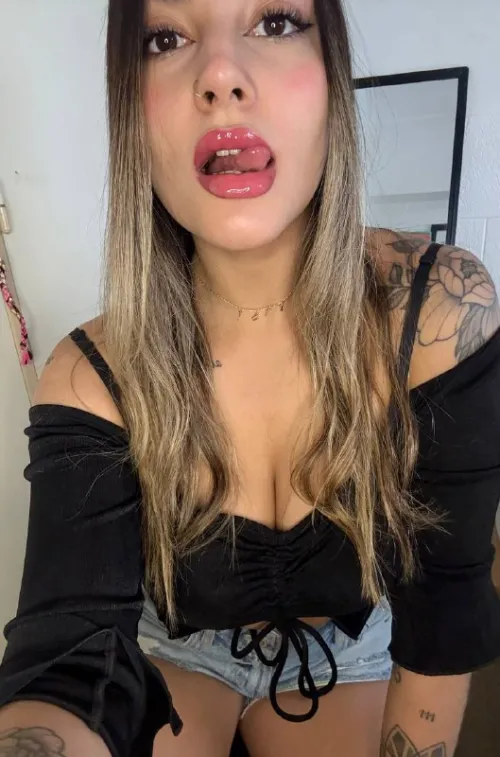 Sweet smile, sinful potential.