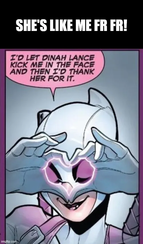 Unexpected relatable character.