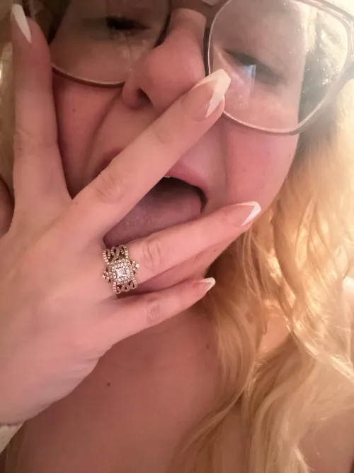 You can lick it next