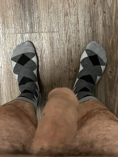 (47) Hey boy, take Daddy’s socks off and put that cock in your mouth.