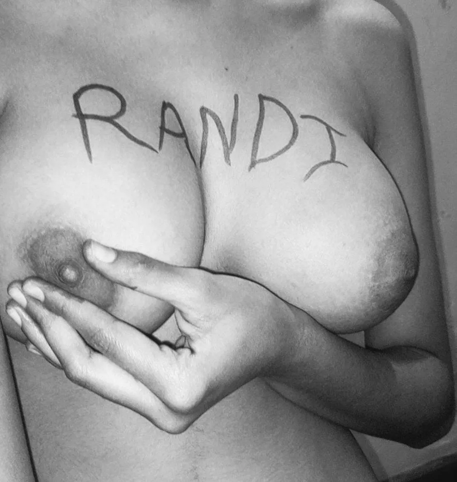 Can you guys cover my tits with cum so my cuckie can lick oft me like a good boy  [f]